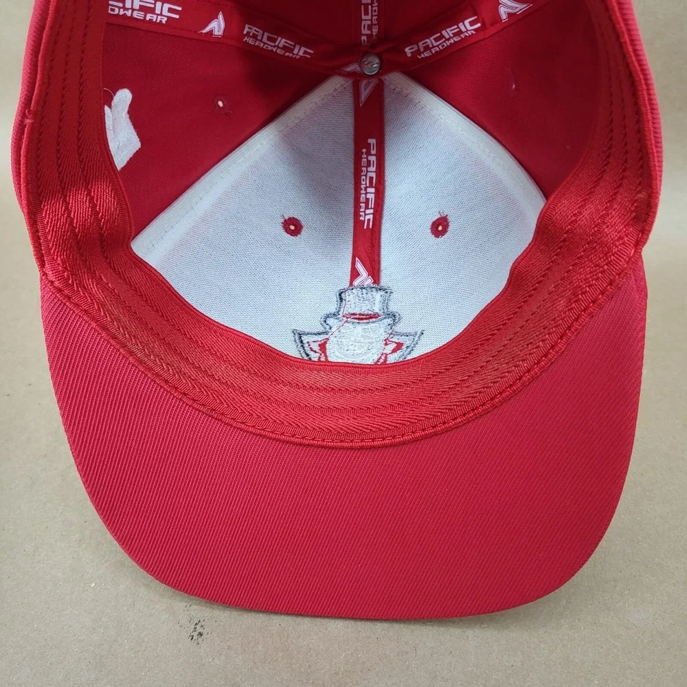 Red Austin Peay State Govs Governors NCAA Flat Bill Small-Medium Cap Hat Russell